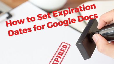 كيفية تعيين تواريخ انتهاء الصلاحية لمحرّر مستندات Google