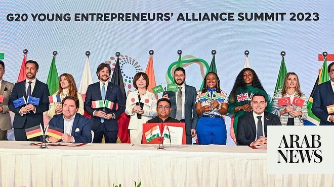 المملكة العربية السعودية تختتم مشاركتها في قمة تحالف رواد الأعمال الشباب لمجموعة العشرين 2023 المملكة العربية السعودية تختتم مشاركتها في قمة تحالف رواد الأعمال الشباب لمجموعة العشرين 2023